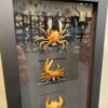 Framed small crabs